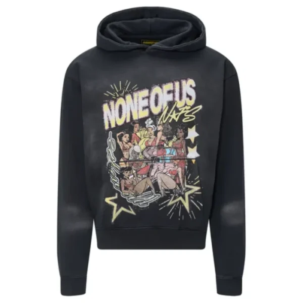 Black on black hoodie
